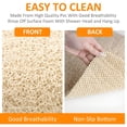thumbnail image 4 of RLESO Non Slip Bathtub Mat,Anti Slip Shower Mat,Pvc Loofah Shower Mat Bathtub Mat Non Slip - 17.7X30 Inches,Quick-Drying Textured Bathroom Mat Without Suction Cups - Beige, 4 of 7