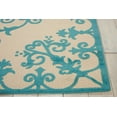 thumbnail image 4 of Nourison Aloha Indoor/Outdoor Aqua 5'3" x 7'5" Area Rug, (5x7), 4 of 7