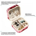 thumbnail image 2 of Peony Travel Portable Square Organizer Box: Earring Organizer & Jewelry Display for Girls and Women, 2 of 6