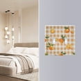 thumbnail image 5 of 3 Gang Light Switch Cover Plate Orange on Gingham Wall Plate Decorate Electrical Outlet Cover Plates 4.56”x4.48”, 5 of 8