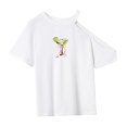 thumbnail image 4 of Camiseta de mujer de verano, ligera, sencilla, de ajuste regular, básica para viajes en la playa XL, 4 of 7