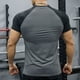 thumbnail image 4 of pstuiky camisetas de hombre, Blusas deportivas informales de verano para hombre, de manga corta, color liso, con cuello en V ropa de hombre m, 4 of 5