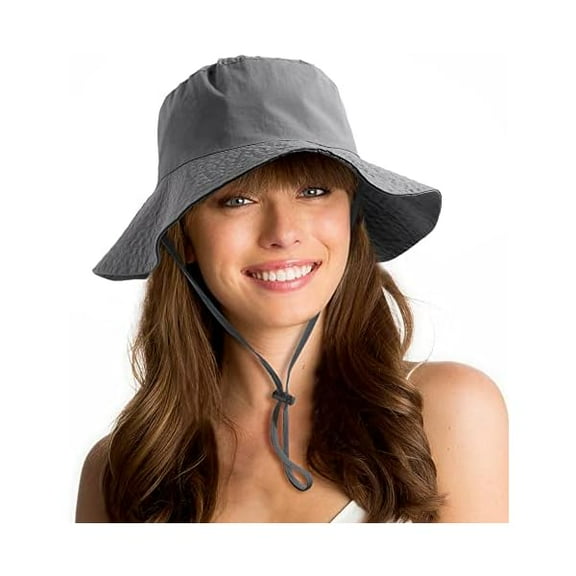 Waterproof Sun UPF 50  Bucket Hat UV Protection Packable Brimmed Boonie for Women Men Summer Lightweight Hiking Outdoor Cap
