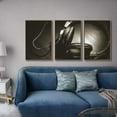 thumbnail image 2 of IDEA4WALL Framed Canvas Wall Art for Living Room, Bedroom Microphone Canvas Prints for Modern Home Decoration Ready to Hang, 2 of 4