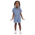 thumbnail image 2 of Strawberry Shortcake Toddler Girl Denim Romper with Short Sleeves, Sizes 12M-5T, 2 of 8