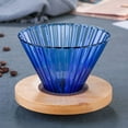 thumbnail image 5 of ACDANC 2026 New Glass Pour Over Coffee Maker with Reusable Filter and Wood Base for Hand Brewed Drip Coffee at Home,Office,Or Travel for Kitchen, Café, Desk, Camping, 5 of 7