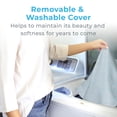 thumbnail image 6 of Pure Enrichment PureRelief Express Designer Series Electric Heating Pad - 12” x 15” Fast-Heating with 4 Heat Settings, Machine-Washable Fabric, & 2-Hour Auto Safety Shut-Off - Cerulean Diamond, 6 of 8
