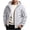 Light Gray #022, variant on Mens Rain Jacket Waterproof with Hooded Hiking Coat | Zip Pockets Windbreaker,Fishing,Active Performance Shell Jackets, 3XL