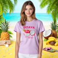 thumbnail image 3 of Playera Blusa De Pitaya Sweet Summer Time – Explosión de Color y Sabor Tropical Color Lila Talla Grande Marca Emil SaEs, 3 of 4