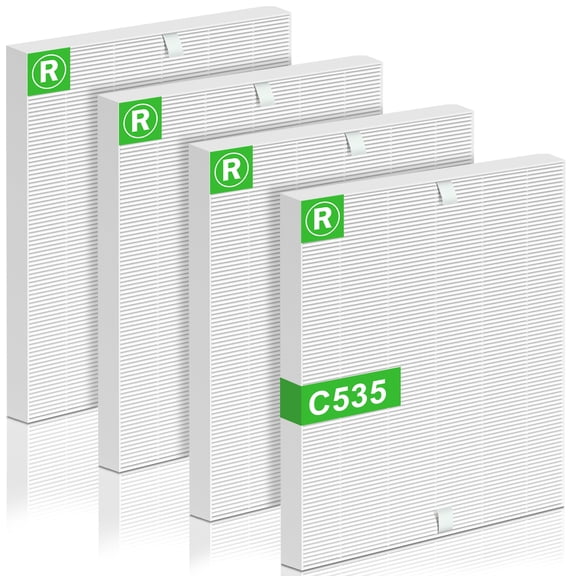 FFAC 115115 Replacement Filter for Winix Air Purifier C535 , 4 Pack HEPA Filter