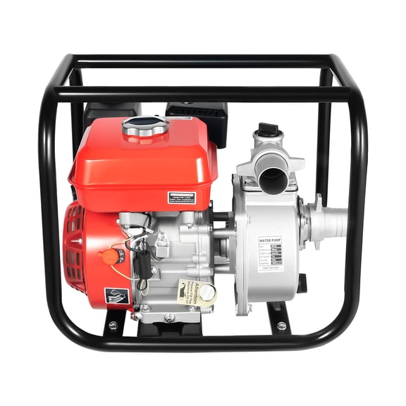 Miumaeov 7.5 HP 2" Gas Powered Water Pump 212cc Portable Gasoline Trash Water Transfer Pump  with 24.61ft Hose