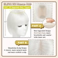 thumbnail image 4 of Toppers ELEVAVE, cobertura 3D 360°, flequillo tenue, cabello humano real, 4 of 6