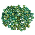 thumbnail image 1 of kusrkot 100PCS 6-sided Dice Dice 14mm for Board Games, Party Games Green, 1 of 9