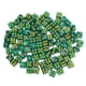thumbnail image 1 of 100 dados de seis caras de 14 mm para juegos de rol D&amp;D, suministros para fiestas y muebles. Verde, 1 of 9