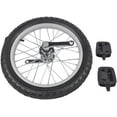 thumbnail image 6 of QRKD Outdoor Wheel Unicycle, 16” One Wheel Bike, Fitness Unicycle Bicycle Adjustable Seat Exercise Bike for Kids Adults Sports Entertainment Exercises Balance Fun（Black）, 6 of 16