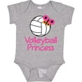 thumbnail image 3 of Inktastic Volleyball Butterfly Princess Girls Baby Bodysuit, 3 of 5
