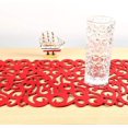 thumbnail image 3 of Placemat Placemat 7 Colors Rectangular Felt Tablecloth Runner Placemats Placemats Household Decorations New(light Coffee), 3 of 4