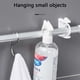 thumbnail image 5 of Bewildely Soporte de barra de cortina ajustable autoadhesivo para dormitorio, 2 piezas, rotación de 360 ​​grados, soportes para barra de cortina, Juegos de accesorios de baño Blanco Bewildely HA069876-01, 5 of 6