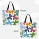 thumbnail image 2 of Disketp Colorful Butterflies Bolsa Tote de Lona para Mujer, Bolso de Hombro y Cruzado con Cierre de Cremallera, 2 of 7