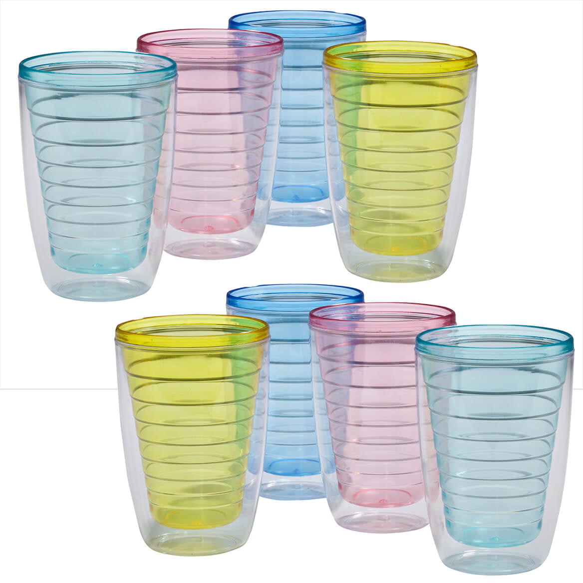 Disco syreindhold dygtige 12 oz. Insulated Tumblers Set of 8 - Walmart.com