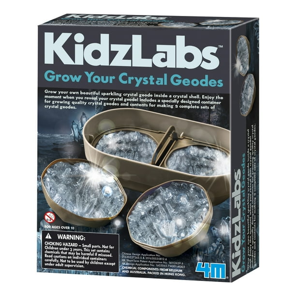 Kidz Labs Grow your Crystal Geodes Science Kit Walmart Kidz Labs Grow your Crystal Geodes Science Kit Walmart