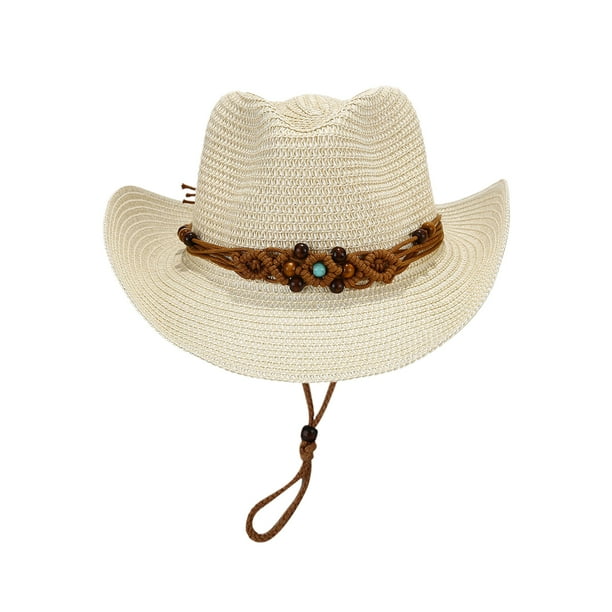 Sombrero de Vaquero Qarigey Marrón Mezclado Beige