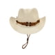 thumbnail image 1 of Sombrero de Vaquero Qarigey Marrón Mezclado Beige, 1 of 6