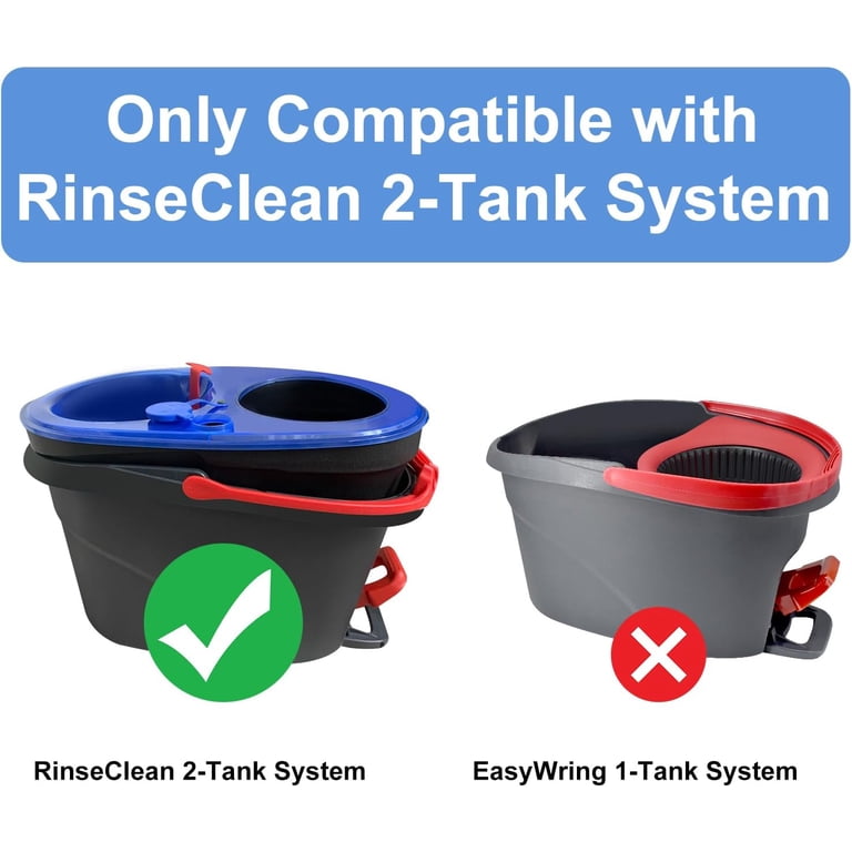 12 Pack Spin Mop Replacement Heads Compatible