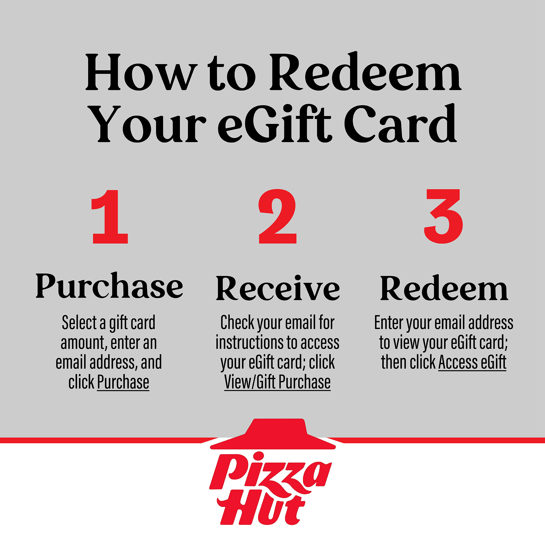 Pizza Hut eGift Card [Email Delivery]
