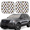 thumbnail image 1 of Fotbe Bulldog Sunglasses Face Juego de 2 Piezas de Parasoles para Parabrisas | Bloqueador Solar para Auto | Accesorios Plegables para Protección Solar Interior-Large, 1 of 6