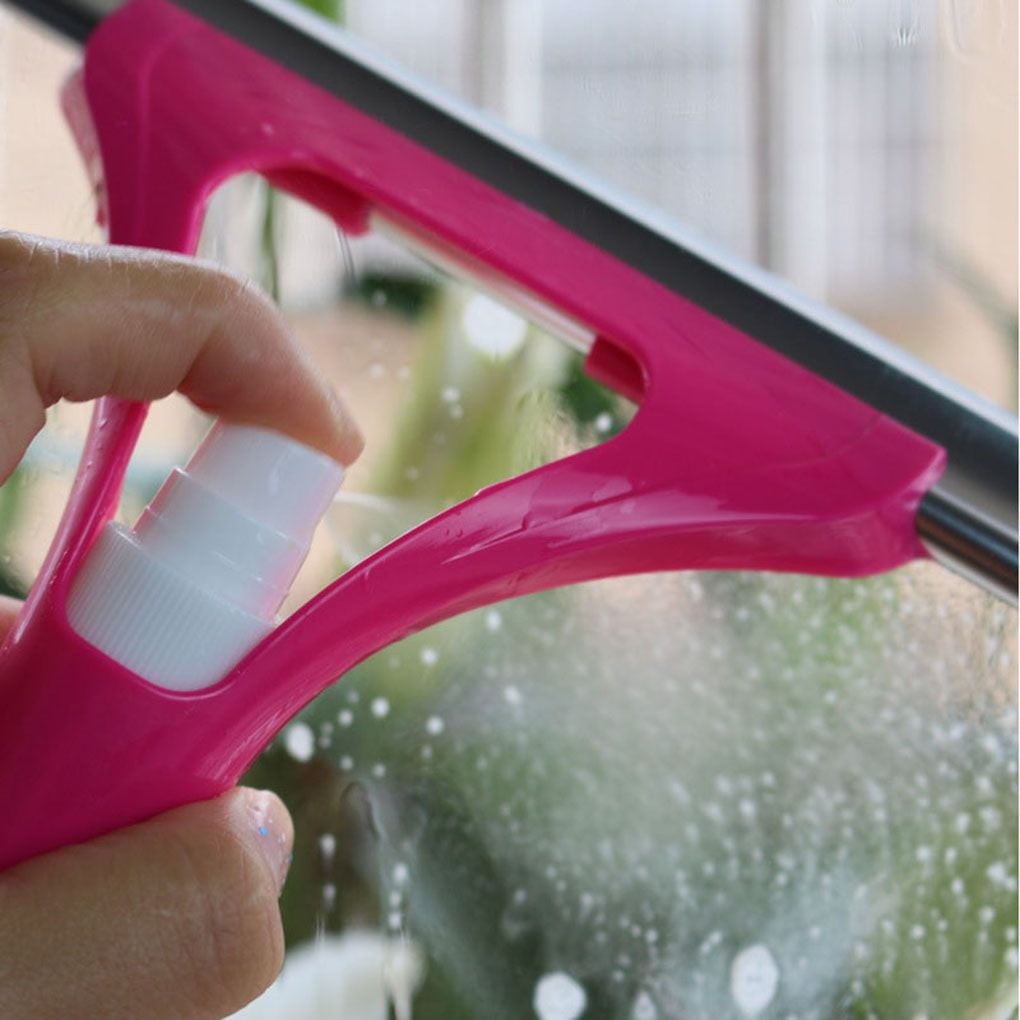 1111fourone Random Color Spray Window Glass Brush Wiper Cleaner Washing  Scraper Home Bathroom Car Window Cleaning Tool 