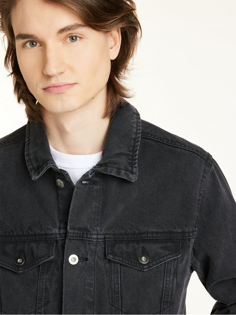 calee ジャケット　ブル　Trade mark L size Victorious Men's Classic Colored Denim Jean Jacket DK190