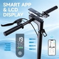 thumbnail image 4 of Electric Scooter for Adults – 8.5"/10"/12" Tires,Peak 500W-700W Motor, 15-30 Miles Range, Up to 20 MPH – Foldable Commuter Scooter for Men & Women, 4 of 8