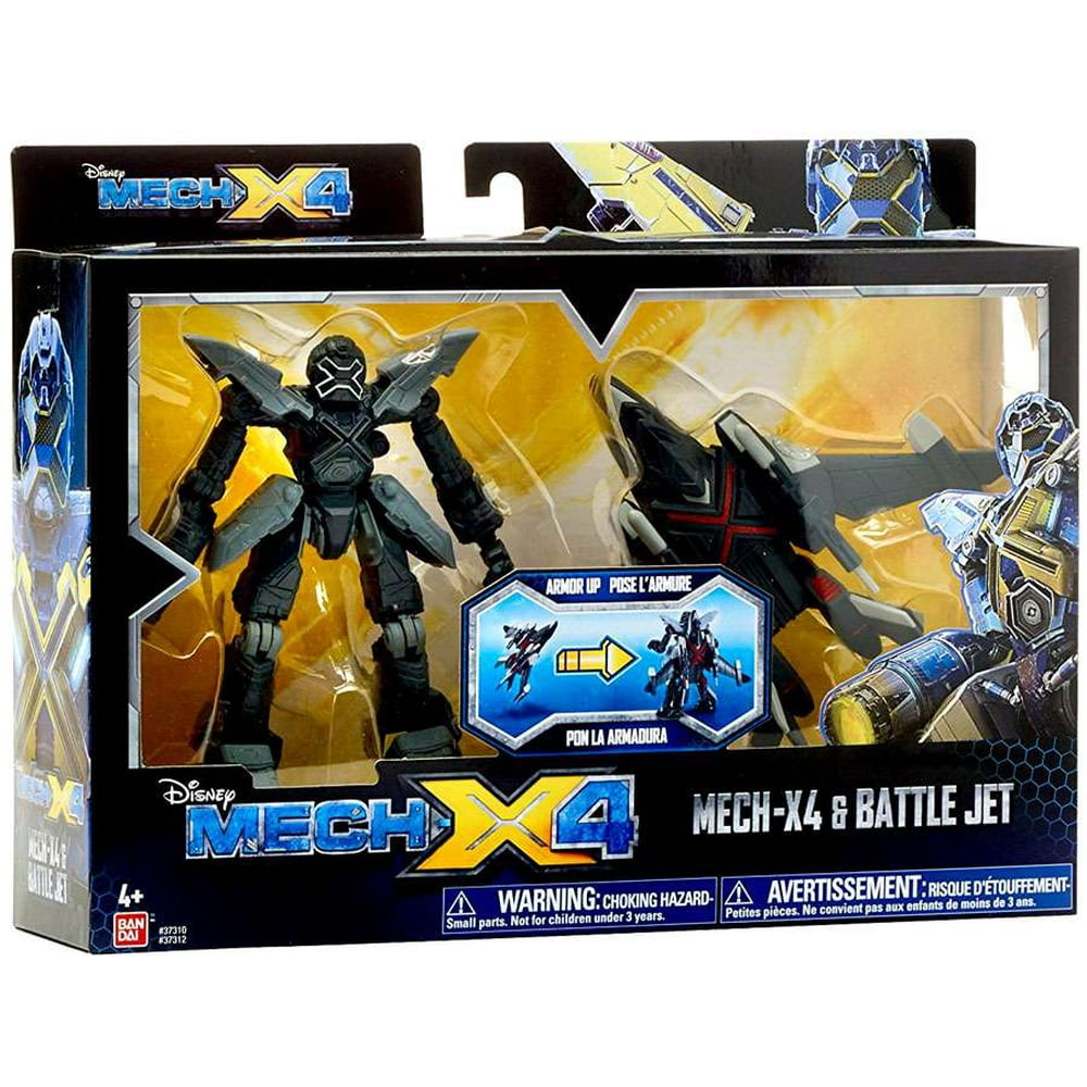 Bandai America MechX4 5 Inch Robot and Jet Dual Pack