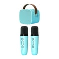 thumbnail image 2 of Portable Bluetooth Speaker with Wireless Microphone, Handheld Mics Speaker Machine, Portable Speaker System for Playroom Family Outing Dual Mic, 2 of 8