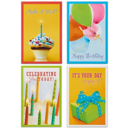 American Greetings 12 Count Happy Birthday Cards and Envelopes, Assorted (30th Birthday Card Messages For Best Friend)