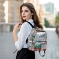 thumbnail image 6 of FORMRS Mini Backpack Purse for Women Travel Daypack Casual Shoulder Bag, Pink Door, 6 of 7