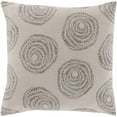 thumbnail image 4 of Surya Ljs-2020 Sylloda 20" Wide Square Abstract Circles Cotton Accent Pillow Cover, 4 of 4