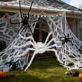 thumbnail image 6 of Deago Halloween Outdoor Decorations Giant Spider, Scary White Large Spider Props for Yard Lawn Halloween Outside Decor and Indoor Party Decor (49"), 6 of 8