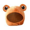 thumbnail image 4 of Gorro de peluche Yinane rana divertido y novedoso, 4 of 8