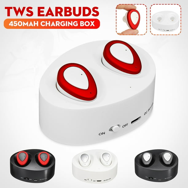 Cvc8 0 Noise Canceling Deep Waterproof Wireless Bluetooth 5 0 Earphone Sports Headset With 3000mah Charging Box Black Grey Walmart Com Walmart Com