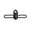 Black, variant on Wanchu 1.38in Bionic Screw Tail Soft Lure 20pcs Ribbed Sinking Bubble Worm Baits for Bass and Perch Green