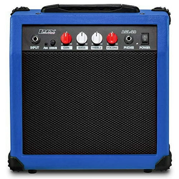 LyxPro 20W Electric Guitar Amplifier with Built-in Speaker & Headphone Jack