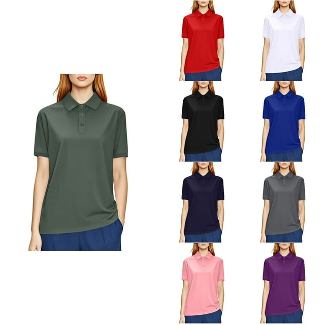 NJDVHB Hauts d'Été pour Femmes, Chandail pour Femmes, Chemisiers pour Femmes Chic Décontracté, Hauts d'Entraînement pour Femmes Unis de Sport à Manches Courtes Chemises Surdimensionnées, Rouge, G