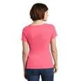 thumbnail image 2 of District Made Ladies Perfect Weight Scoop Tee-4XL (Coral), 2 of 6