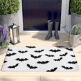 thumbnail image 2 of Halloween Bat Boo Welcome Doormat,Durable Absorbent Mat 17x31.5 Inch Ghost Boo Spooky Throw Rug for Bedroom Living Room, 2 of 4