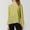 Yellow, variant on A Casual Loose And Fashionable And Linen Long Sleeved V Neck Solid Color Top Cool Long Sleeve Shirts for Women Womens Shirts Summer Women Inner Shirt Long Sleeve Layering Top V Neck T Shirts for Women