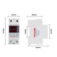thumbnail image 3 of Multifunctional adjustable voltage current limiting protector self-reset switch dual display protector overvoltage and undervoltage protector, 3 of 7