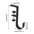 thumbnail image 2 of HOMBOTI 4Pcs Christmas Stockings Holder Adjustable Heavy Duty Mantle Holder Hanger Upgrade Fireplace Mantle Christmas Decorations Clearance, 2 of 6