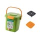 thumbnail image 2 of Contenedor de compost para patio, contenedor de compost portátil, cubo de compost para el hogar y el jardín. 15 litros, 2 of 9